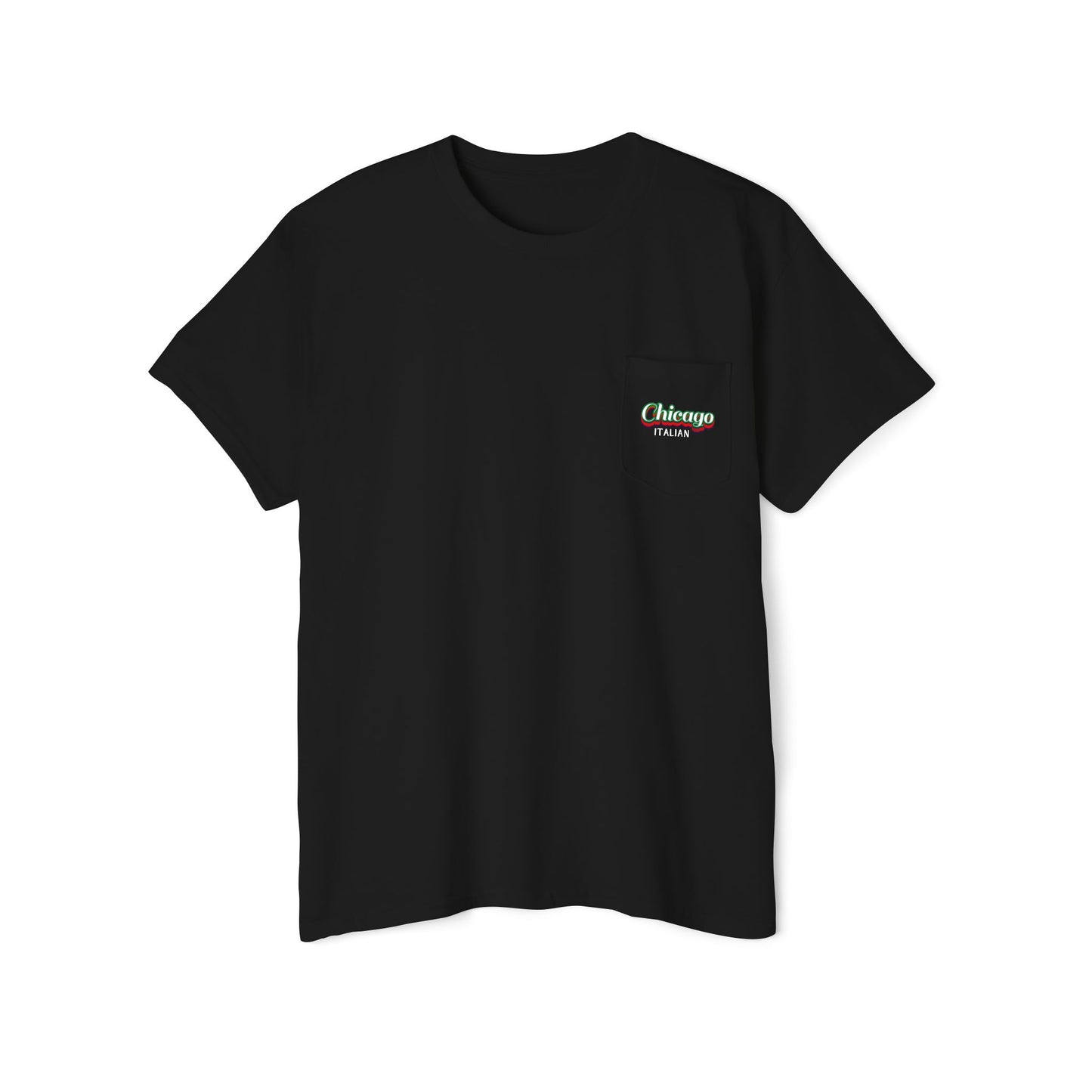 Chicago Italian Unisex Heavy Cotton Pocket Tee