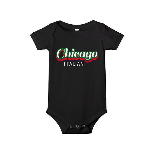 Chicago Italian Infant Jersey One Piece - Adorable Baby Bodysuit for Little Ones