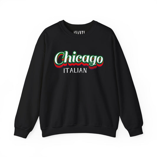 Chicago Italian Unisex Heavy Blend Crewneck Sweatshirt